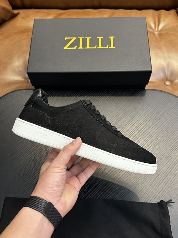Zilli 이탈리아 남성 수제 송아지 가죽 신발 001-218751