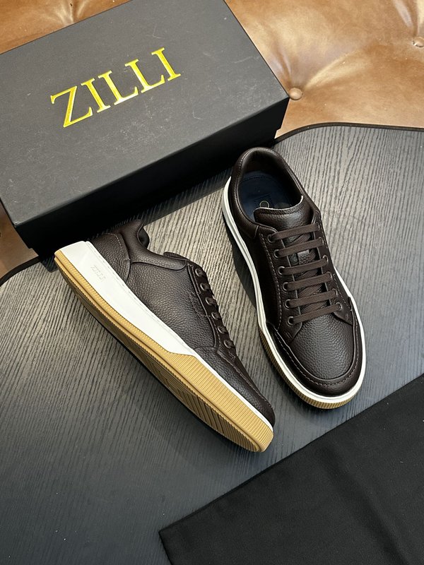 Zilli 이탈리아 남성 수제 송아지 가죽 슈즈 001-218757