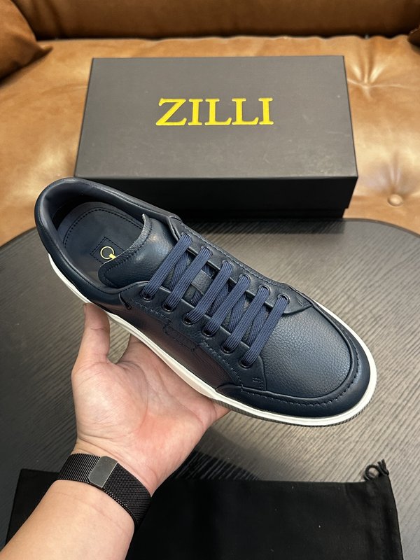 Zilli 이탈리아 남성 수제 송아지 가죽 구두 001-218758