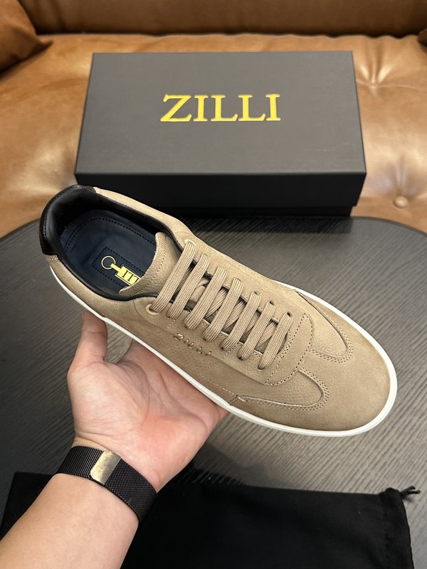 Zilli 이탈리아 남성 수제 가죽 신발 001-218761
