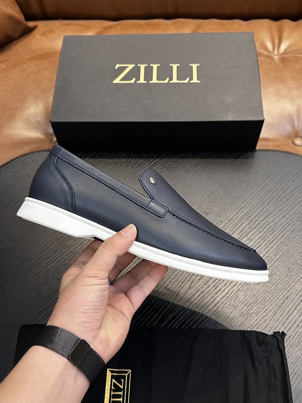 Zilli 이탈리아 남성 수제 송아지 가죽 구두 001-218762
