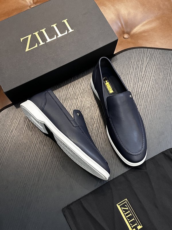 Zilli 이탈리아 남성 수제 송아지 가죽 구두 001-218762