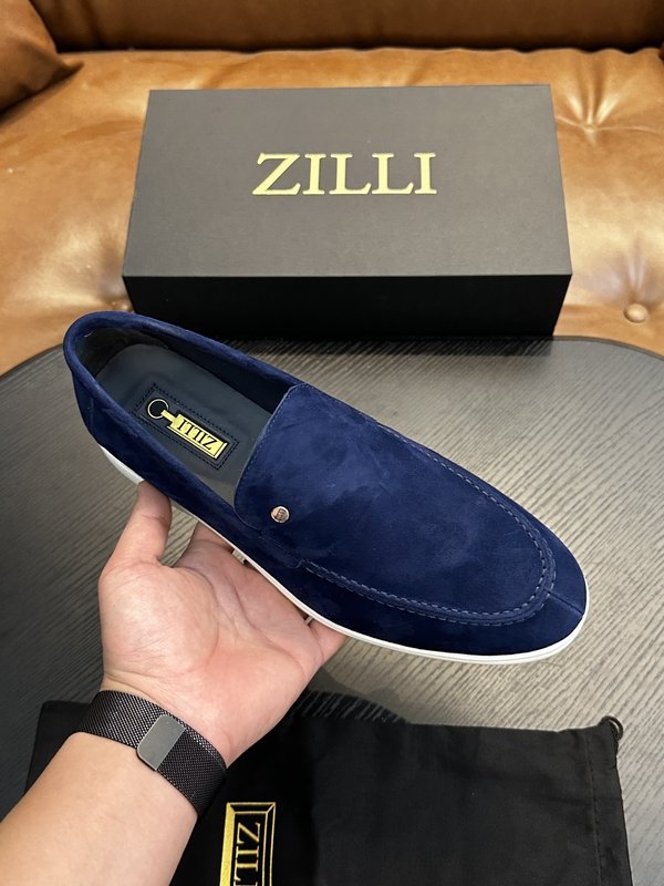 Zilli 이탈리아 남성 수제 송아지 가죽 구두 001-218765