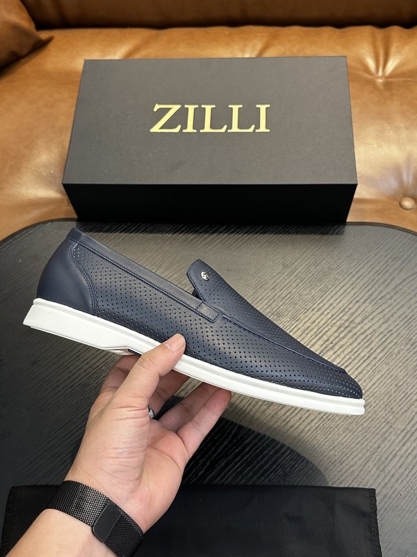 Zilli 이탈리아 남성 수제 송아지 가죽 구두 001-218770