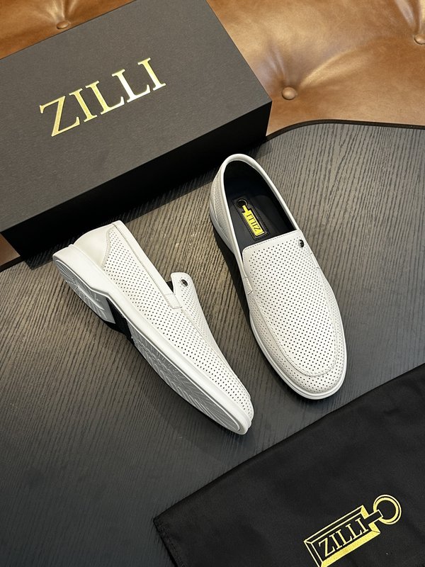 Zilli 이탈리아 남성 수제 송아지 가죽 슈즈 001-218777