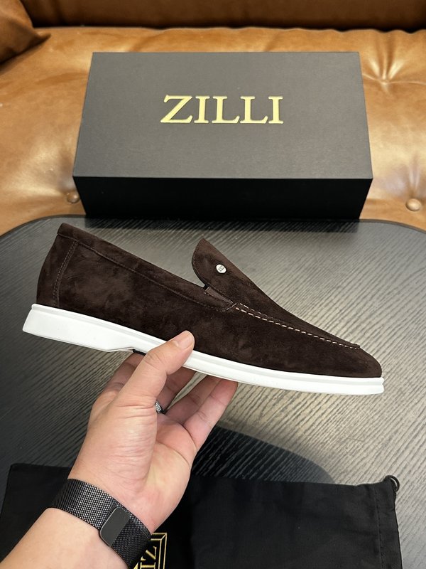 Zilli 이탈리아 남성 수제 송아지 가죽 구두 001-218781