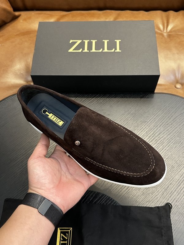 Zilli 이탈리아 남성 수제 송아지 가죽 구두 001-218781