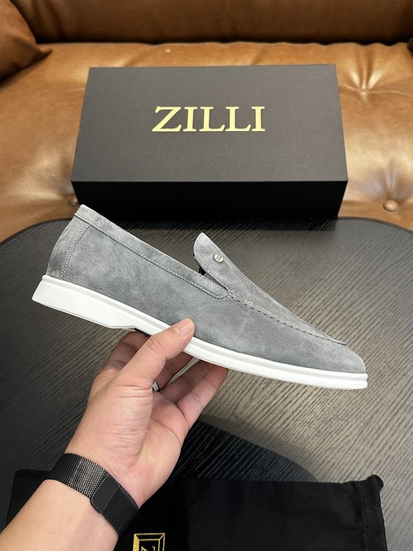 Zilli 이탈리아 남성 수제 송아지 가죽 구두 001-218783