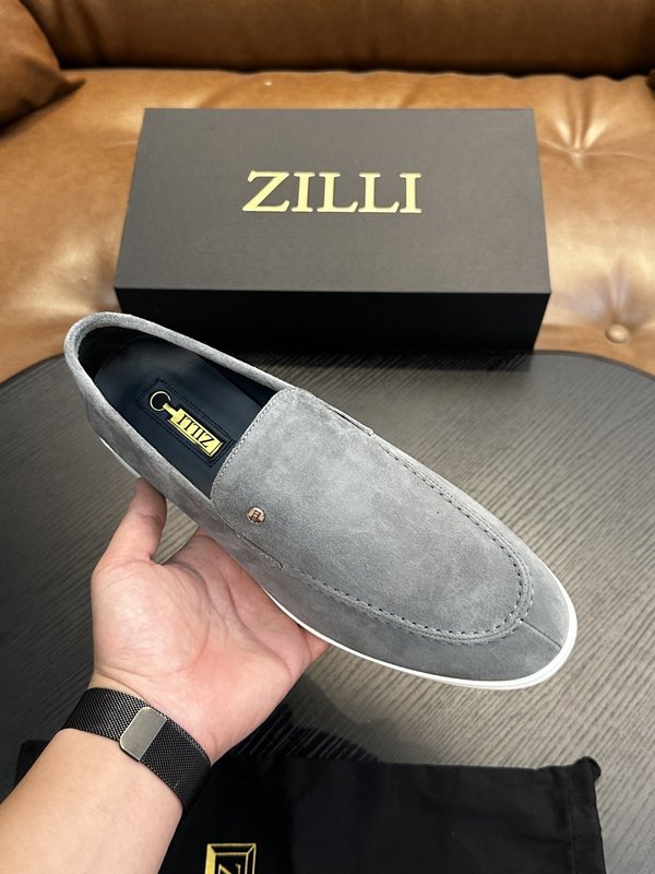 Zilli 이탈리아 남성 수제 송아지 가죽 구두 001-218783