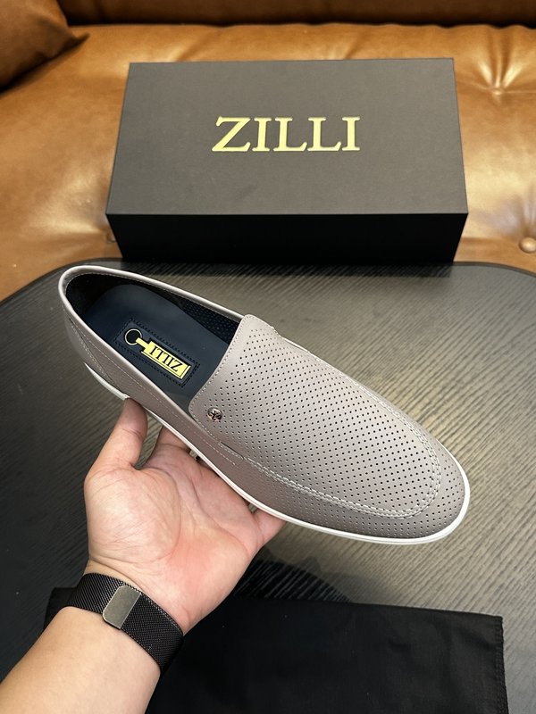 Zilli 이탈리아 남성 수제 송아지 가죽 슈즈 001-218784