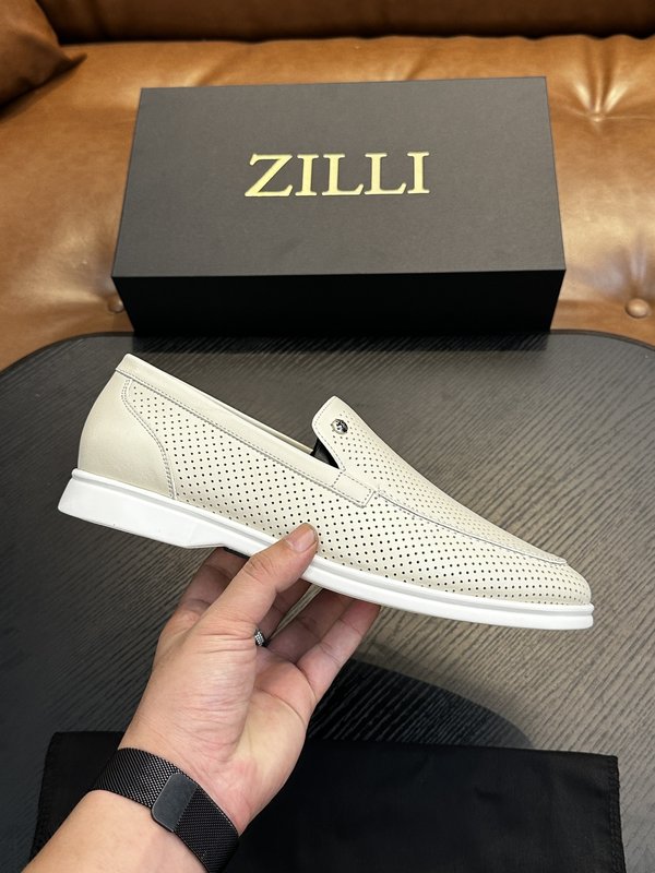 Zilli 이탈리아 남성 수제 송아지 가죽 신발 001-218785