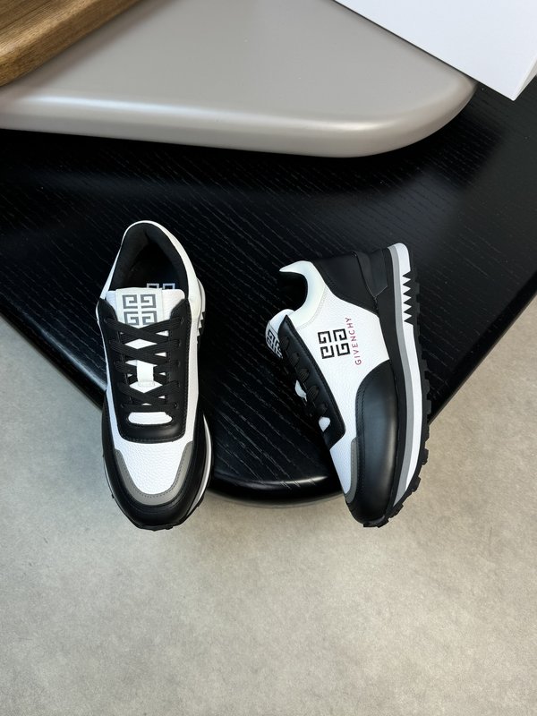 지방시 블랙 가죽 캐주얼 남성 슈즈 001-218833