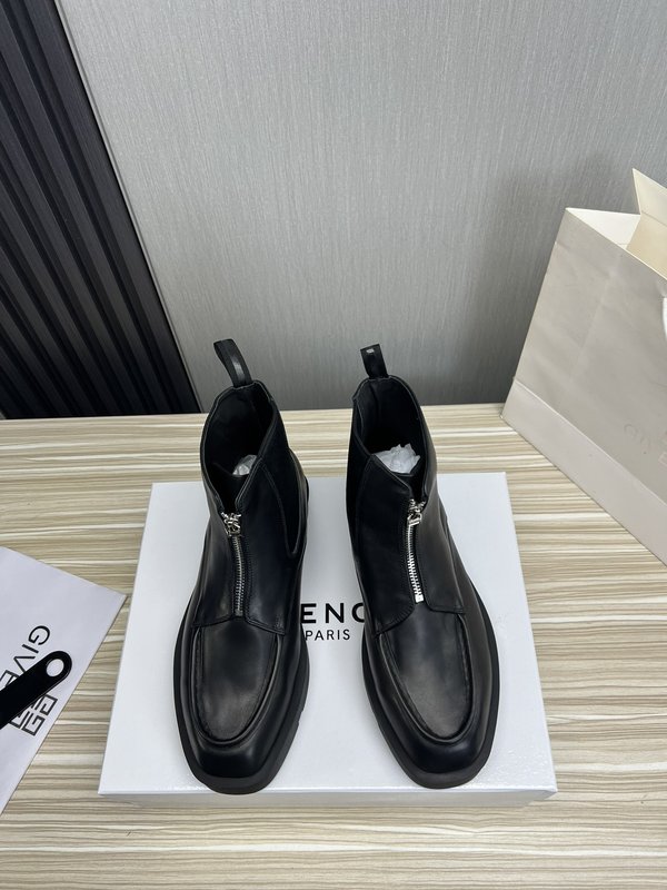 지방시 가을 겨울 남성 소가죽 앵클부츠 001-218888