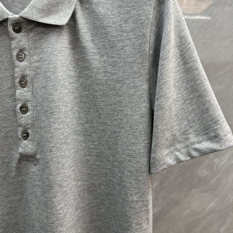 톰브라운 뒷면 스트라이프 칼라 반팔 티셔츠 001-219438