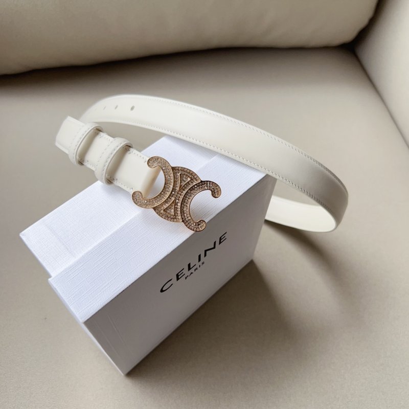 셀린 트라이엄프 벨트 수입 소가죽 허리띠 2.5cm 001-219835
