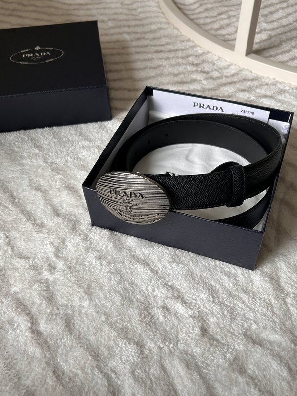 프라다 남성 사피아노 카프스킨 벨트 001-220026