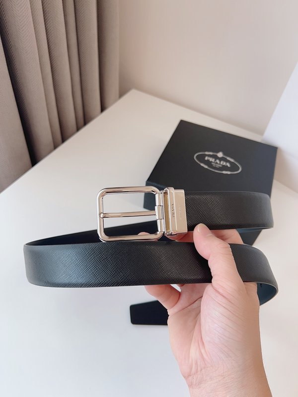 프라다 Prada 남성 비즈니스 캐주얼 벨트 001-220123
