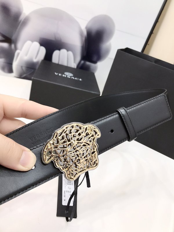 베르사체 메두사 오픈 워크 버클 벨트 001-220247