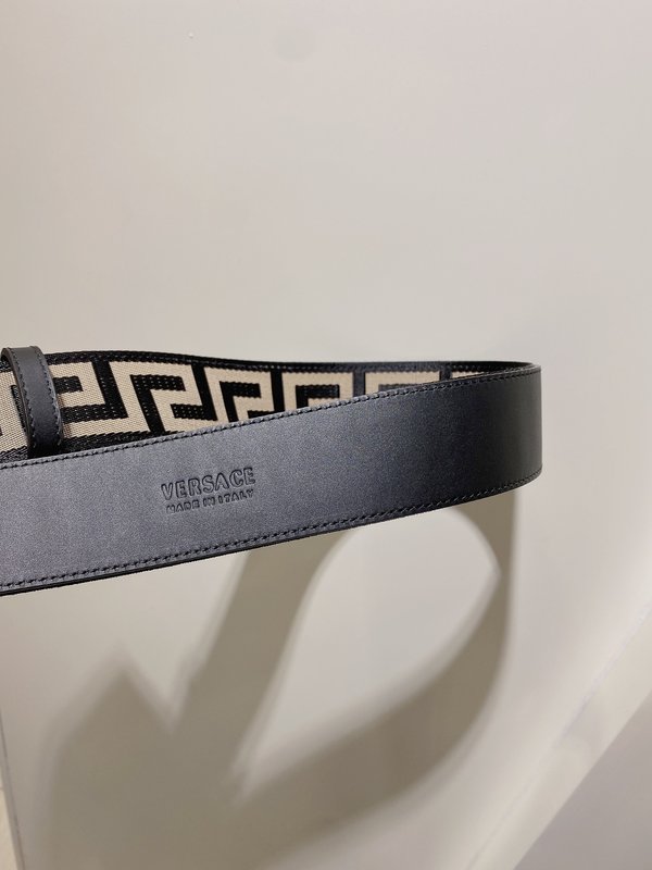 베르사체 메두사 소가죽 벨트 4cm 001-220310