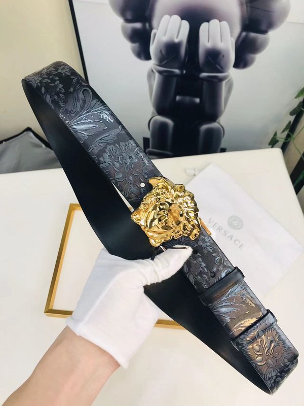 베르사체 Versace 양면 메두사 프린트 벨트 001-220328