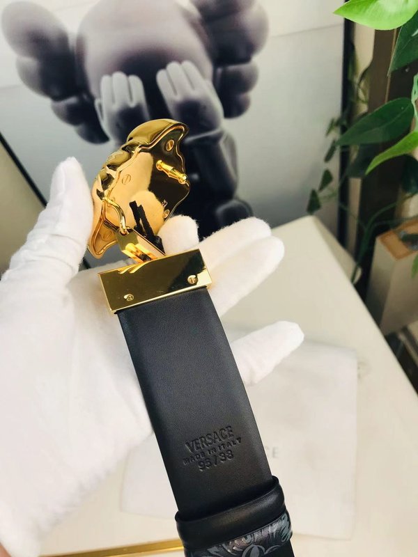 베르사체 Versace 양면 메두사 프린트 벨트 001-220328