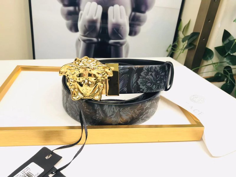 베르사체 Versace 양면 메두사 프린트 벨트 001-220328