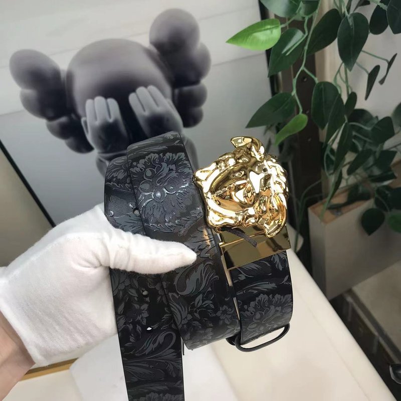 베르사체 Versace 양면 메두사 프린트 벨트 001-220328