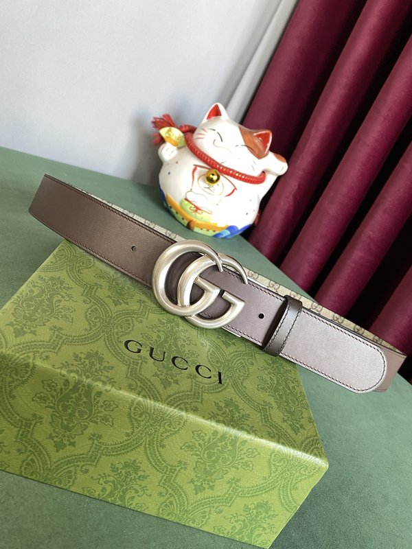 GUCCI 구찌 클래식 더블 G 벨트 수입 소가죽 001-220338