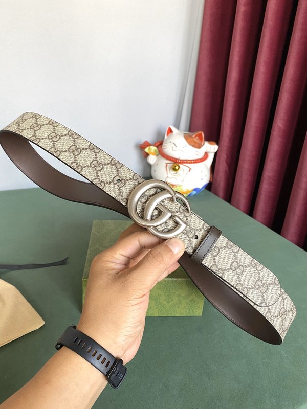 GUCCI 구찌 클래식 더블 G 벨트 수입 소가죽 001-220338