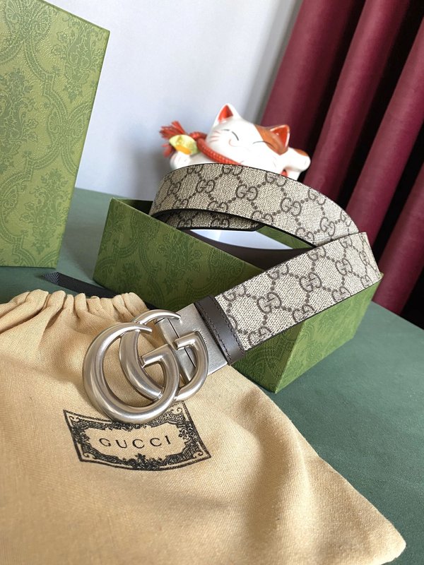 GUCCI 구찌 클래식 더블 G 벨트 수입 소가죽 001-220338