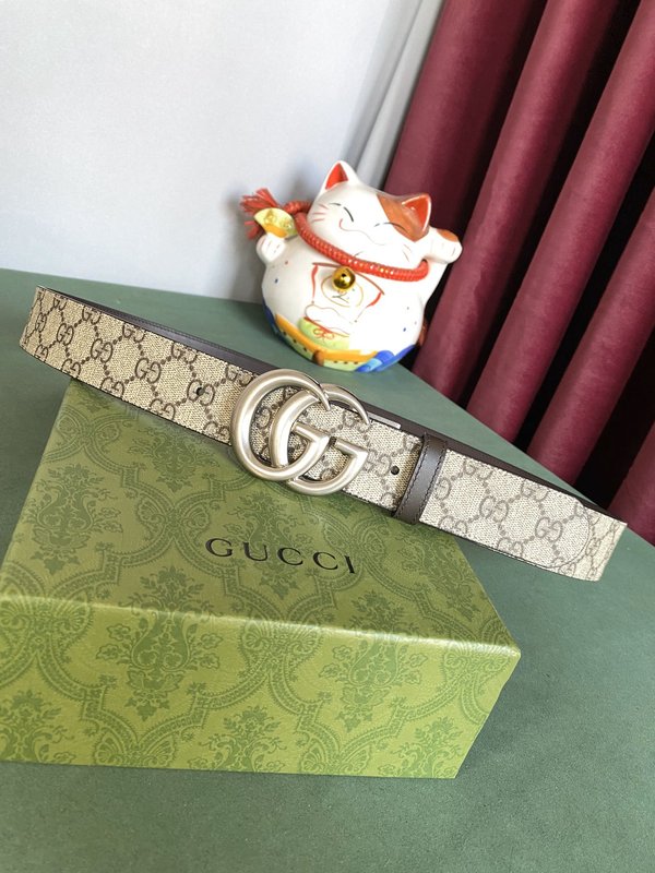 GUCCI 구찌 클래식 더블 G 벨트 수입 소가죽 001-220338