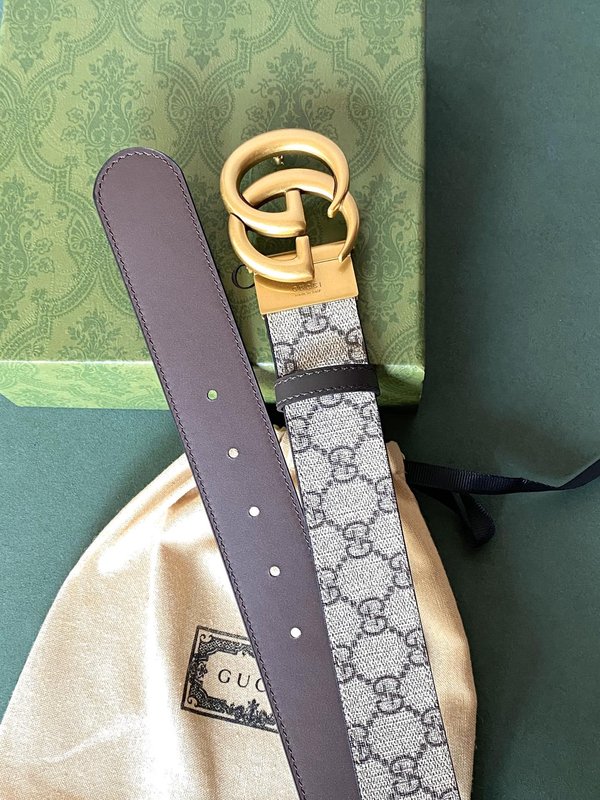 GUCCI 구찌 클래식 더블 G 벨트 수입 소가죽 001-220338