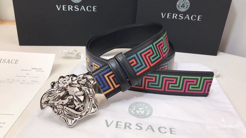 베르사체 Versace 메두사 버클 양면 벨트 001-220350