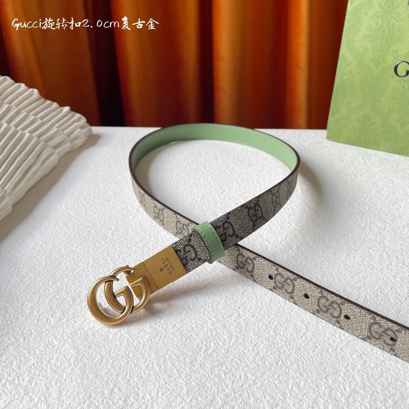 구찌 양면 벨트 PVC 프린트 소가죽 컷팅 001-220369
