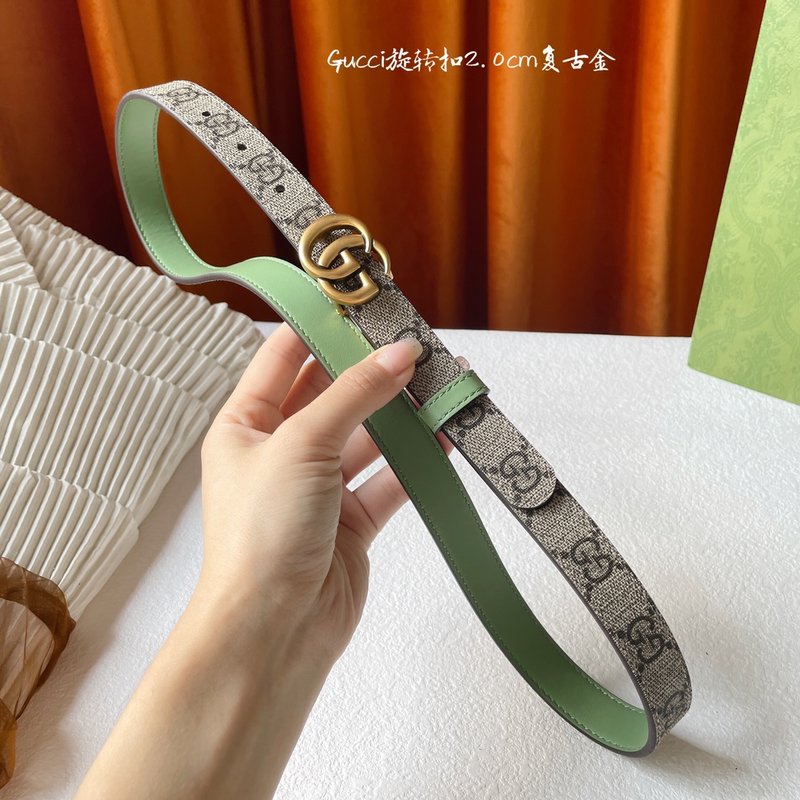 구찌 양면 벨트 PVC 프린트 소가죽 컷팅 001-220369