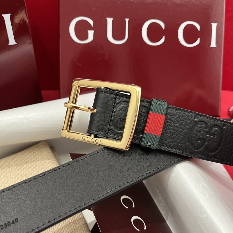 구찌 클래식 더블 G 핀 버클 벨트 3.5cm 001-220398