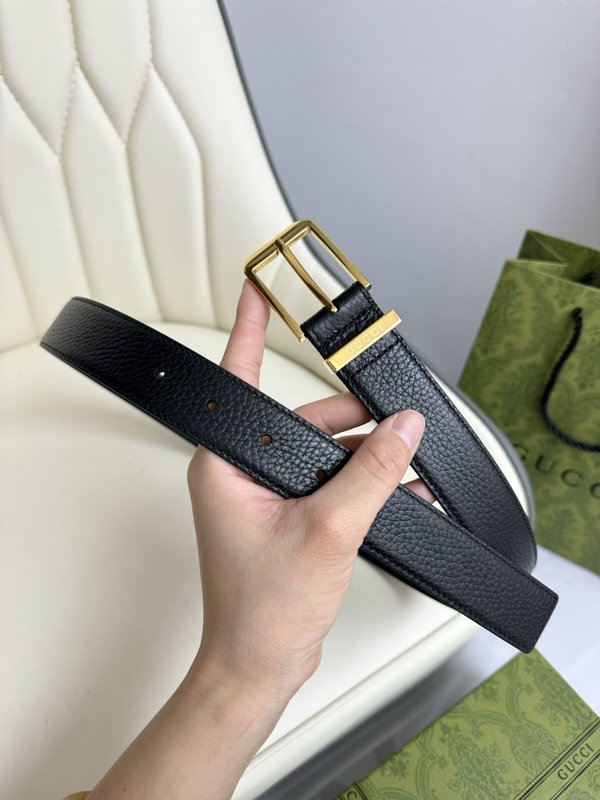 구찌 오리지널 벨트 폭 3.0cm 금속 버클 001-220437