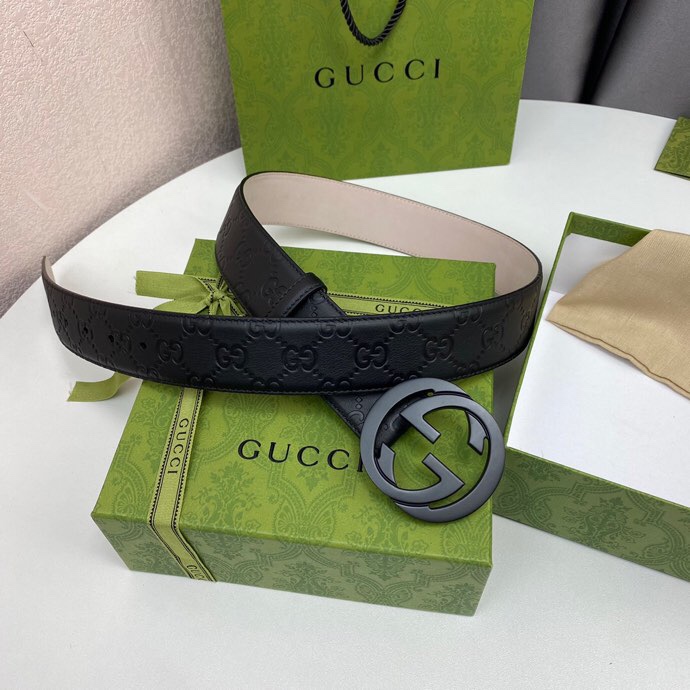 구찌 클래식 GG 버클 벨트 40mm 폭 001-220455