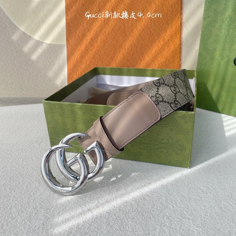 구찌 뉴스타일 4.0cm 소가죽 벨트 001-220465