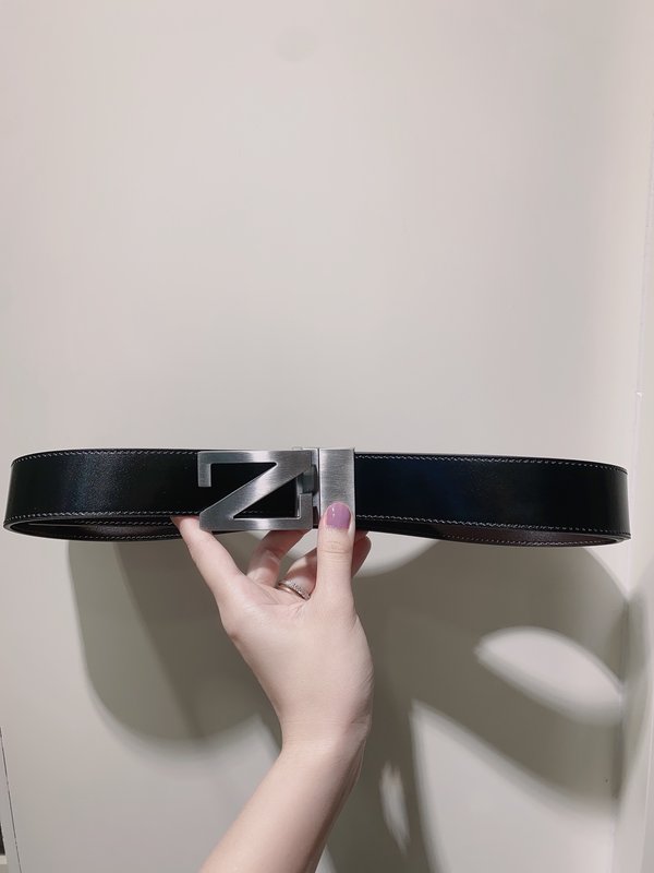 제냐 ZEGNA 소가죽 양면용 벨트 001-220491
