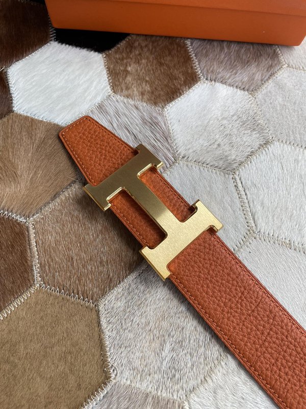 에르메스 남성용 양면 H 버클 벨트 38mm 001-220593