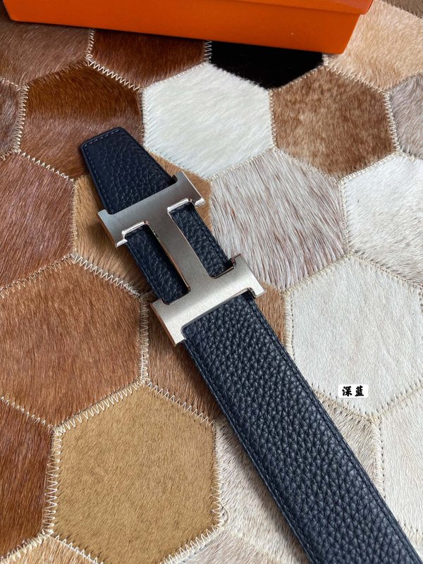 에르메스 남성용 양면 가죽 벨트 38mm 001-220595
