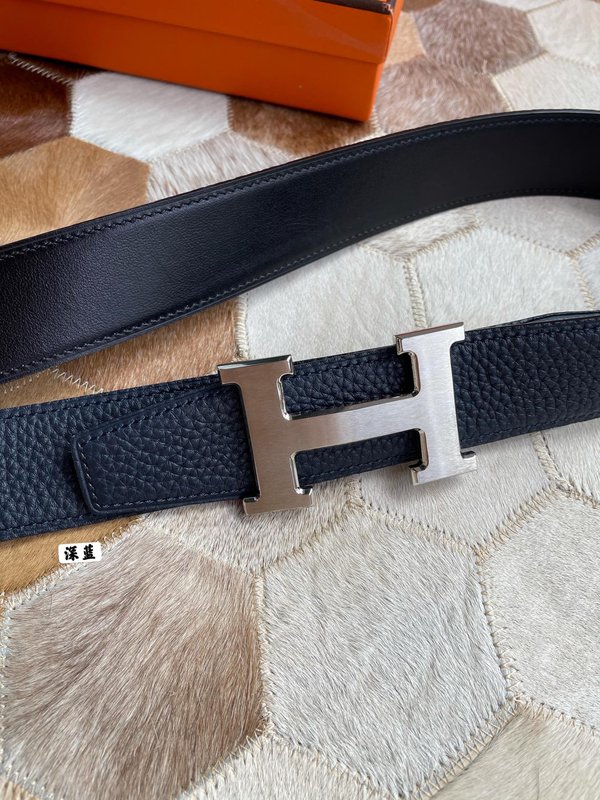 에르메스 남성용 양면 가죽 벨트 38mm 001-220595