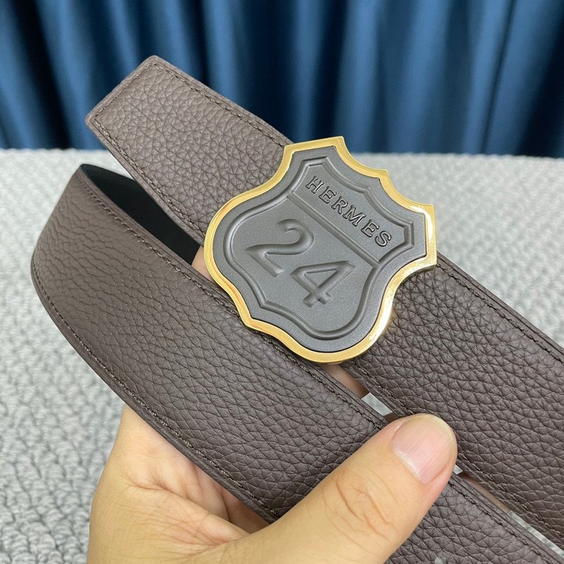 에르메스 양면 토고 가죽 벨트 3.8cm 폭 001-220597