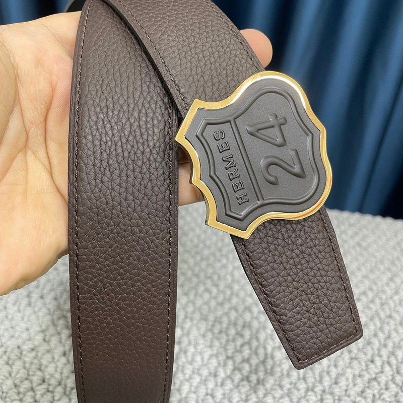 에르메스 양면 토고 가죽 벨트 3.8cm 폭 001-220597