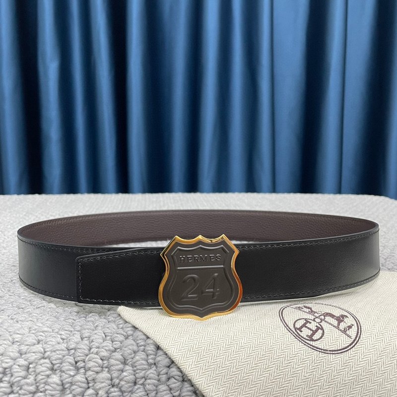 에르메스 양면 토고 가죽 벨트 3.8cm 폭 001-220597