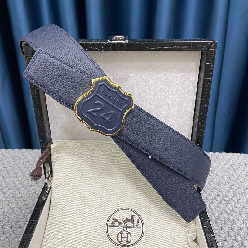 에르메스 양면 TOG 가죽 벨트 스틸 버클 3.8cm 001-220600