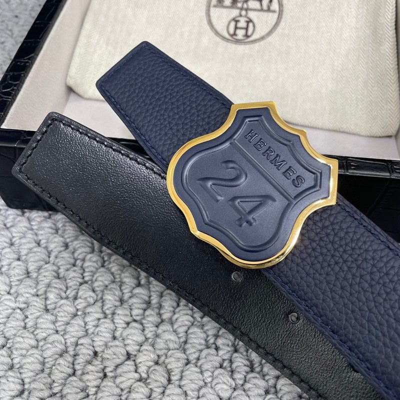에르메스 양면 TOG 가죽 벨트 스틸 버클 3.8cm 001-220600
