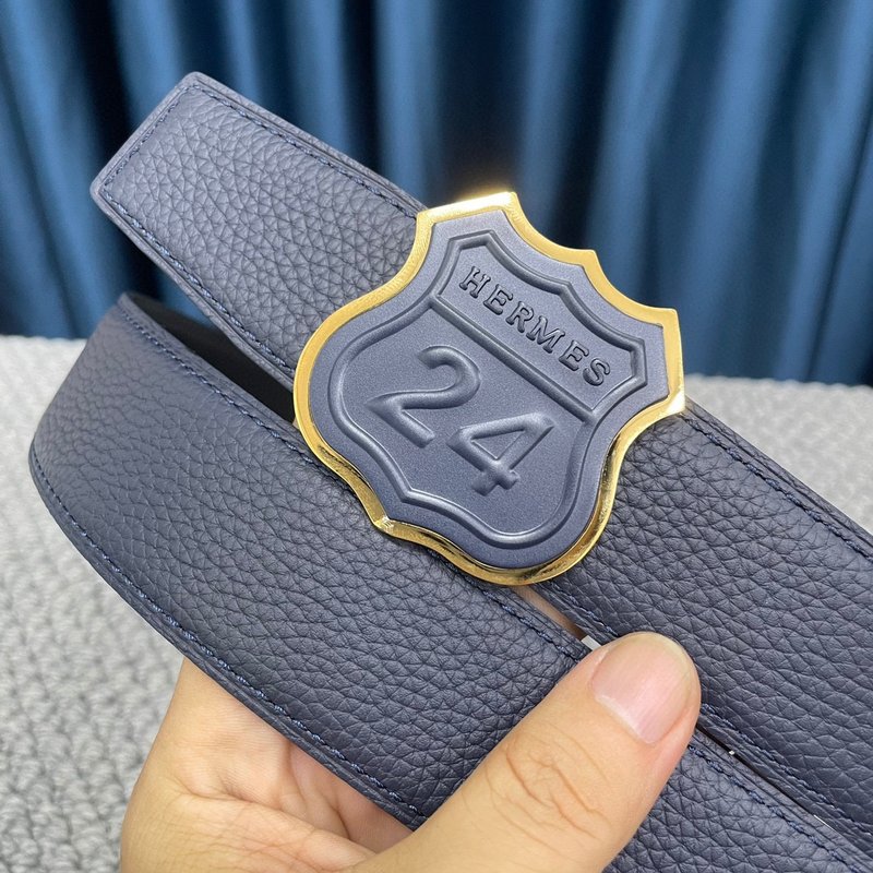 에르메스 양면 TOG 가죽 벨트 스틸 버클 3.8cm 001-220600