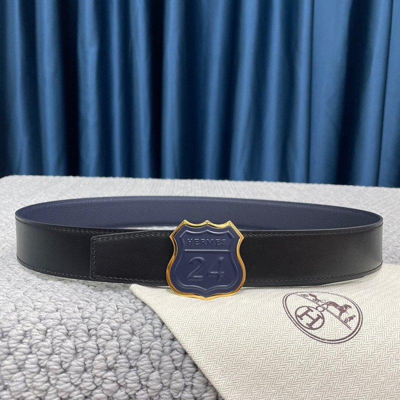 에르메스 양면 TOG 가죽 벨트 스틸 버클 3.8cm 001-220600